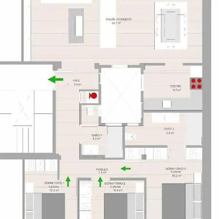 The Whale New Ac Design Spacious Centre
